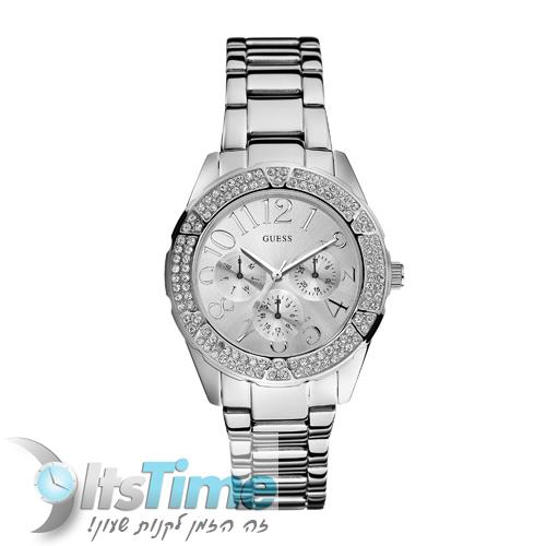 שעון יד כסוף לנשים
Guess W12507L1